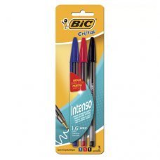 Caneta Esferográfica Grossa 1.6mm Cristal Bold Azul Preta Vermelha Bic