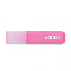 Caneta Marca Texto Rosa Acrilex