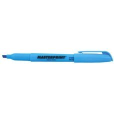 Caneta Marca Texto Azul Masterprint