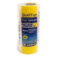 Fita Adesiva Transparente 48mmx100m 1un Adelbras